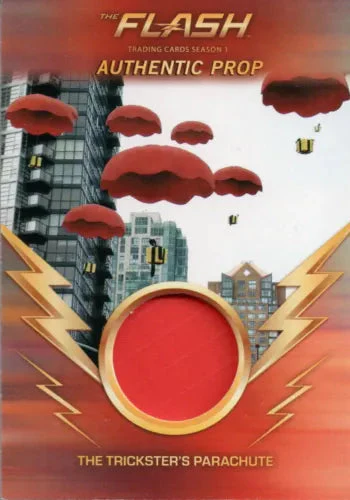 The Flash Season 1, The Trickster’s Parachute Authentic Prop Card M29