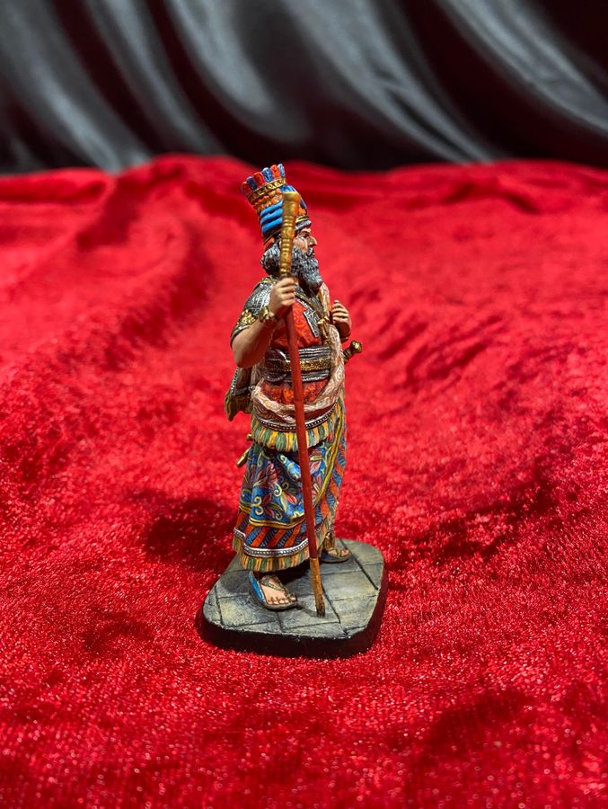 Tin soldier, Museum (TOP) Nabopolassar, King of Babylon 54 mm, Antique Empires - Image 4