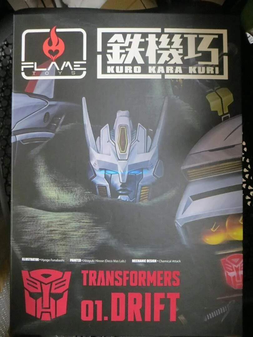Transformers Kuro Kara Kuri #01 DRIFT BY FLAME TOYS Action Figure - Image 5