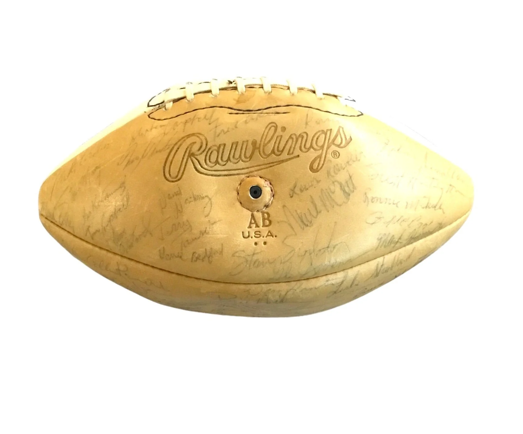 University of Texas SIGNED 1977 Football Team EARL CAMPBELL Uni. of Texas signed football - Image 2