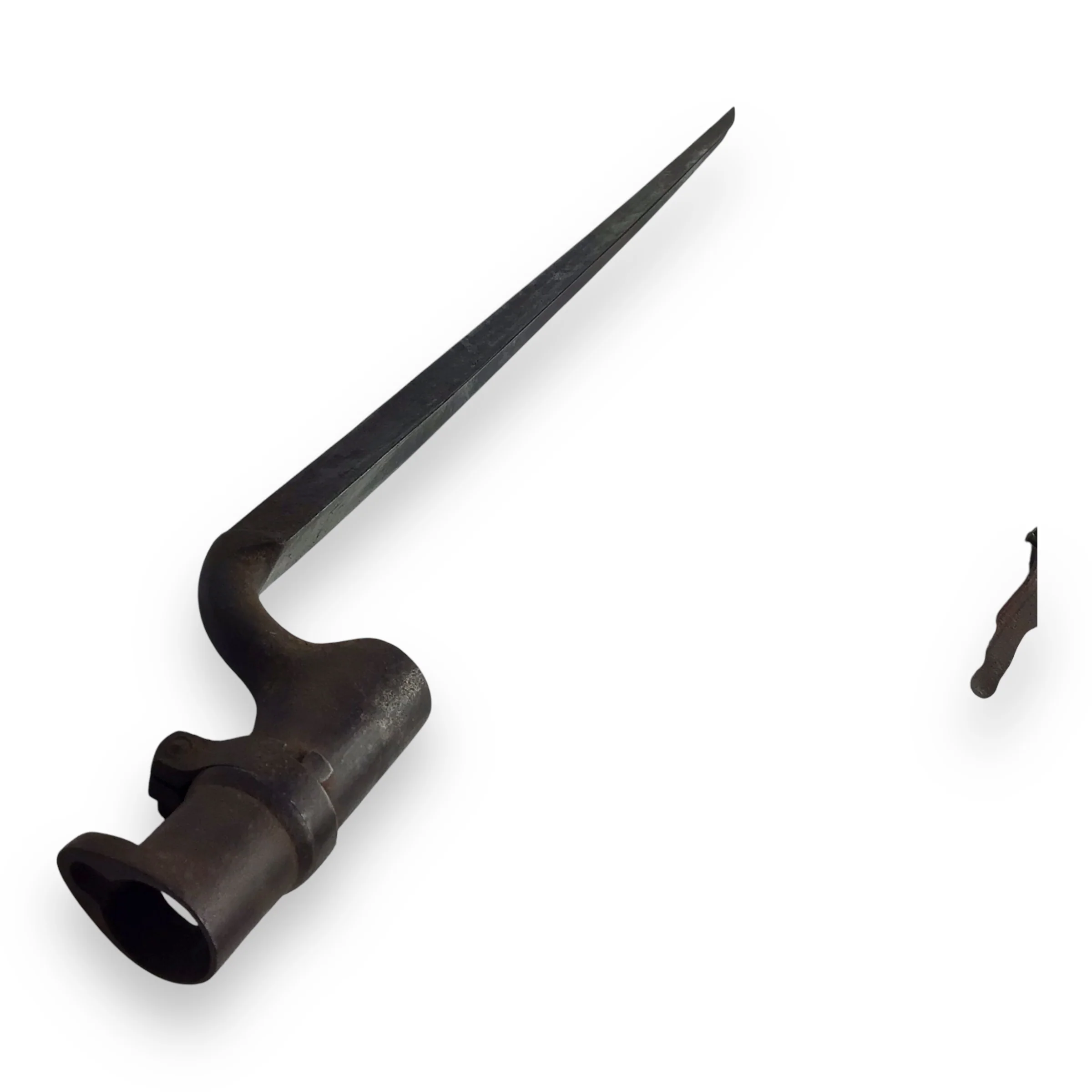 U.S. Civil War Bayonet w/ Holster & Rare Leather Belt Hanger – 19th Century - Image 12