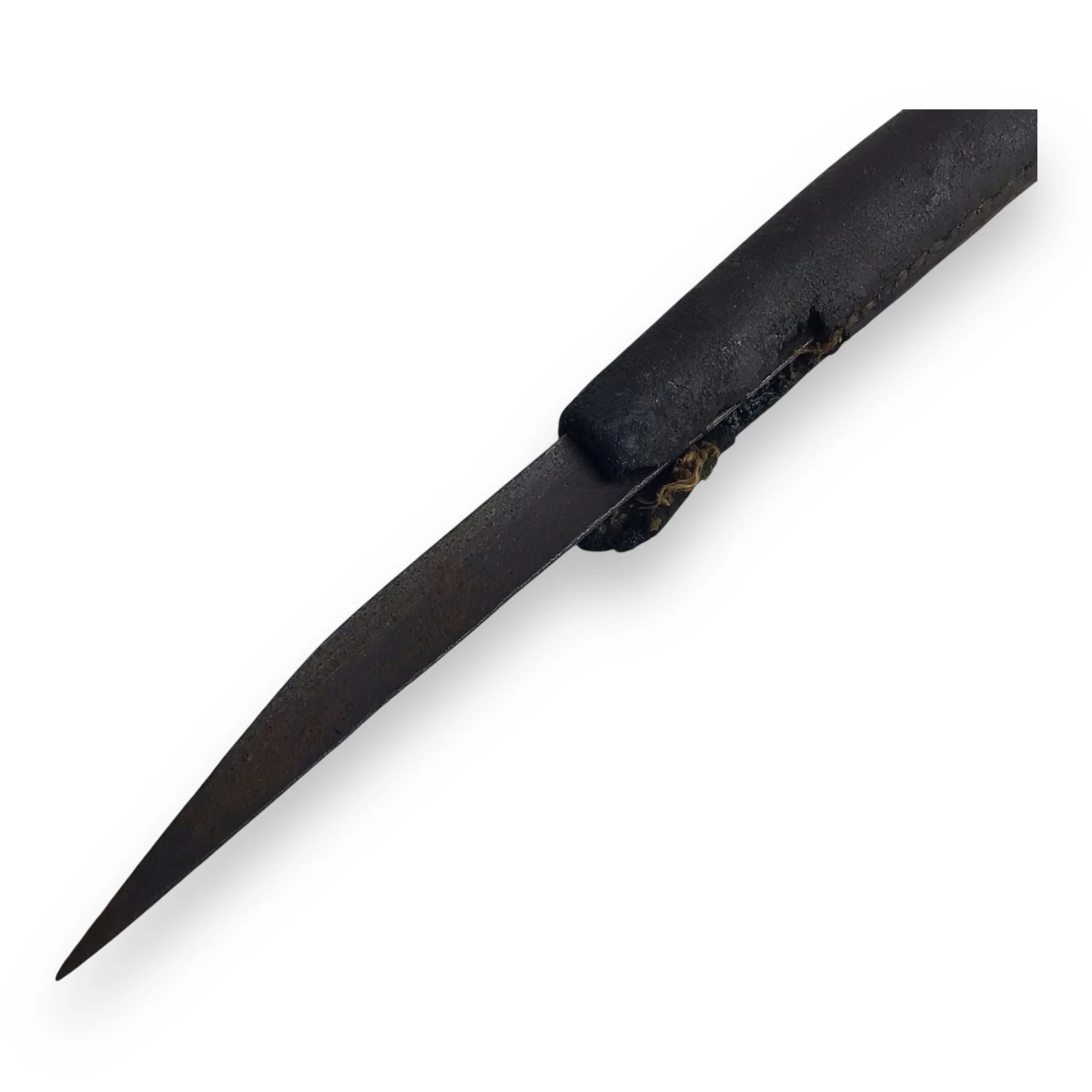 U.S. Civil War Bayonet w/ Holster & Rare Leather Belt Hanger – 19th Century - Image 8