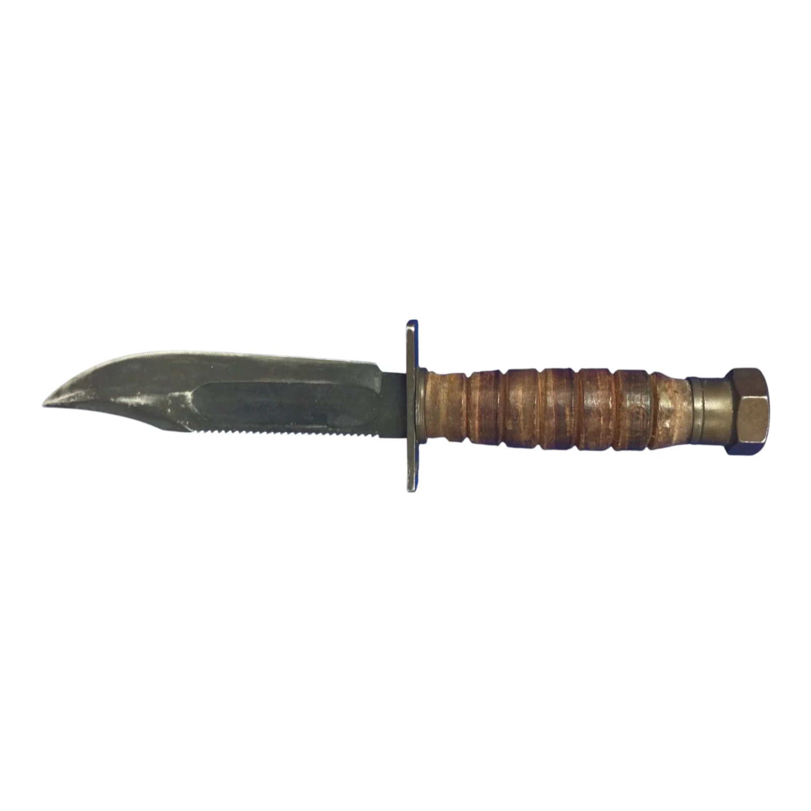 U.S. Vietnam War 1967 Camilus Pilot Survival Knife w/ Sheath & Sharping Stone - Image 4