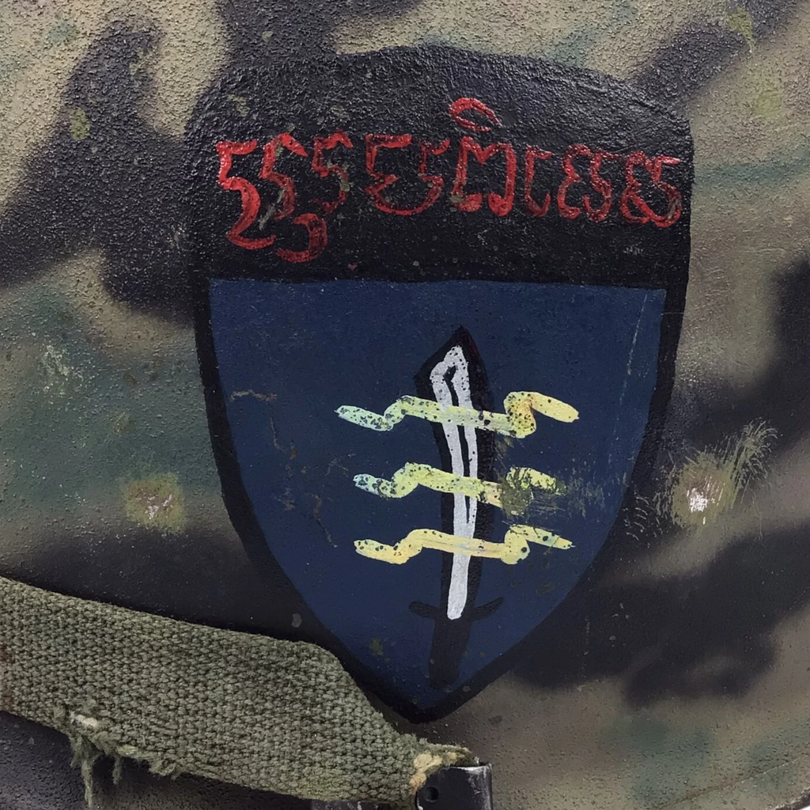 U.S. Vietnam War M1 Helmet Cambodia Special Forces - Image 3