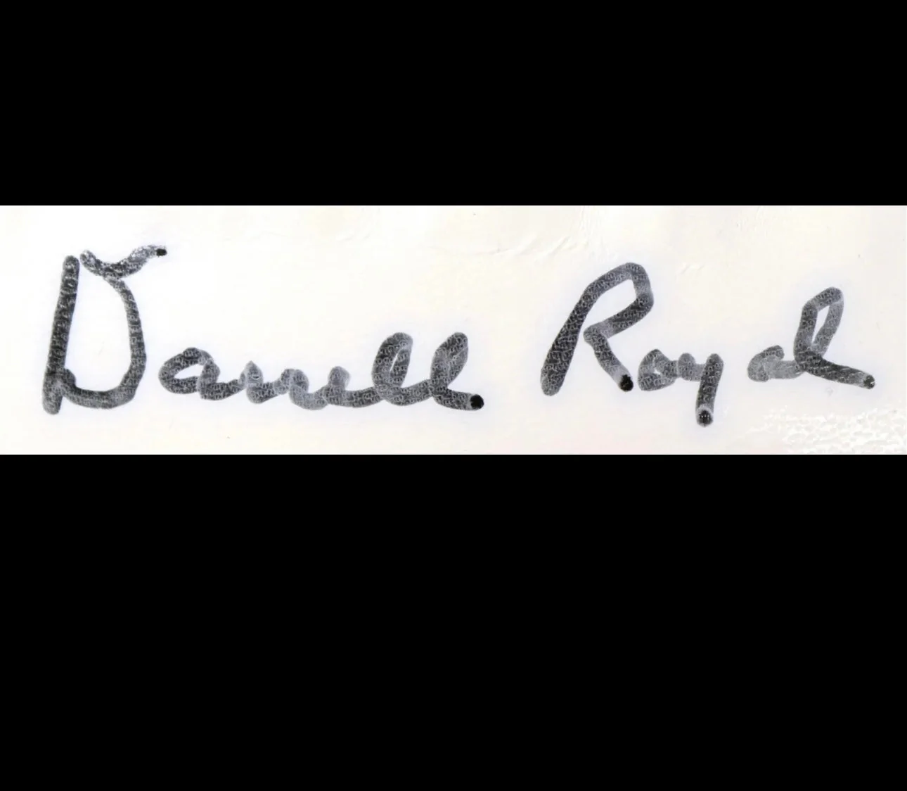 U.T Longhorn NIke Football Signed By Darrell Royals Full Beautiful Signature - Image 3