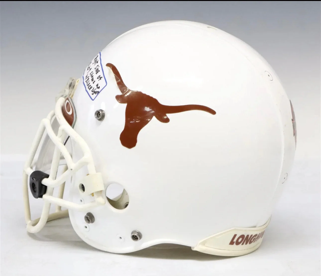 U.T. Longhorns Rose Bowl Game Used Helmet Autographed By Darrell Royal - Image 3