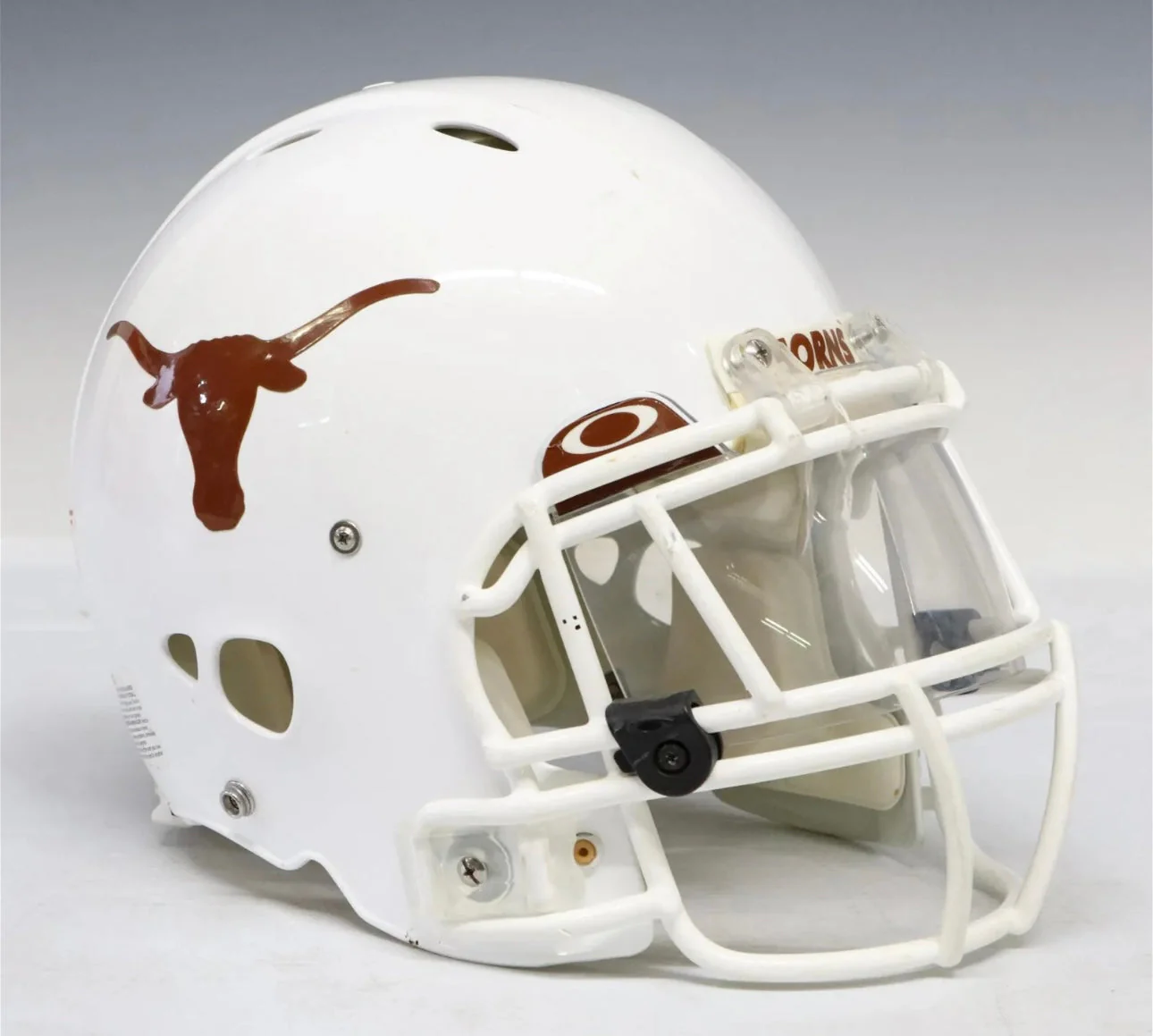 University Of Texas Longhorns Game Used Football Helmet 2005 #2 Brian Carter - Image 2