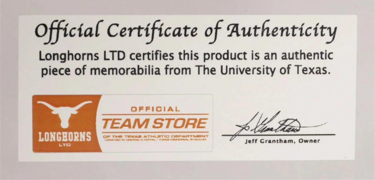 University Of Texas VS USC 2005 Rose Bowl Game Used Football - Image 2