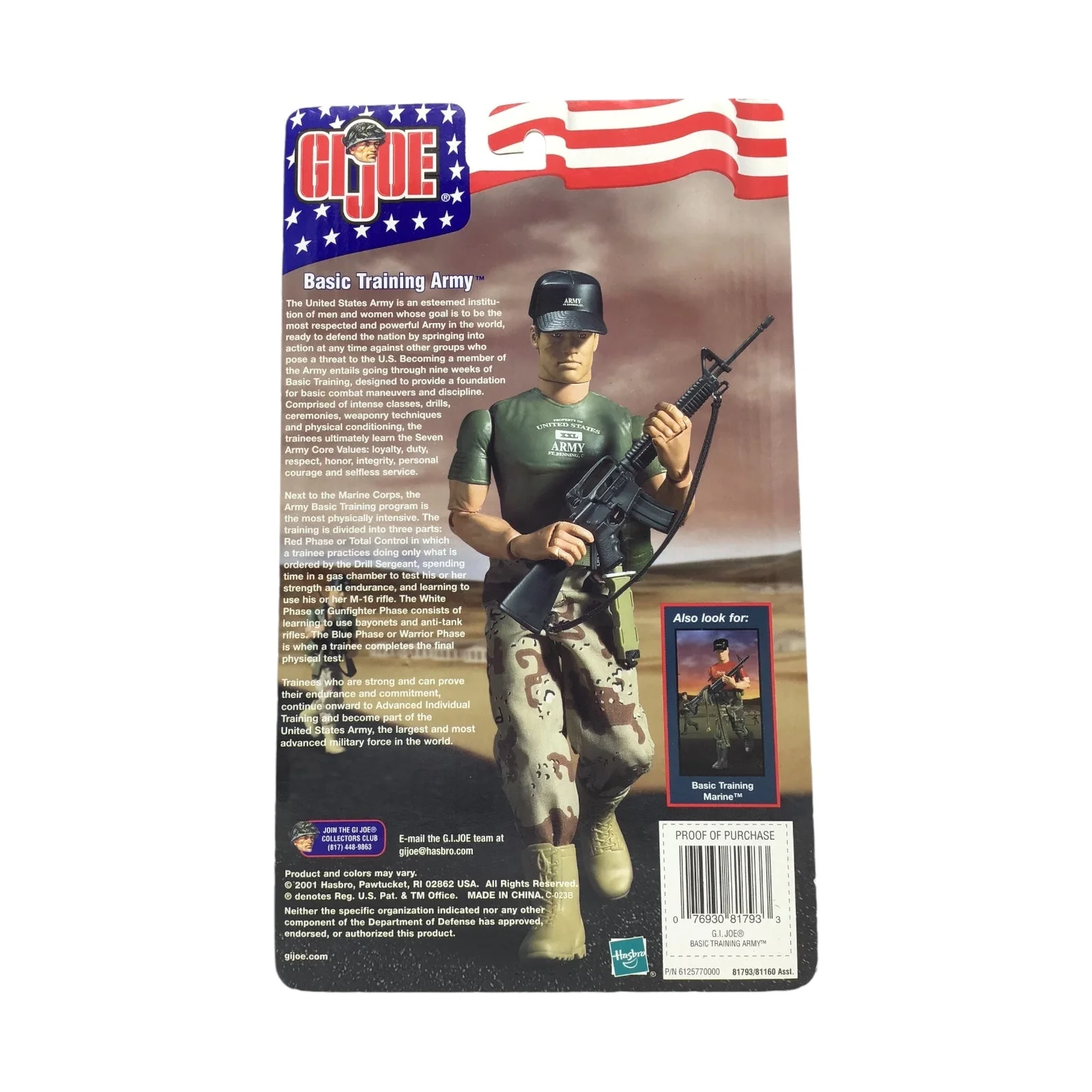 GI Joe Basic Training Army 2001 - Image 3