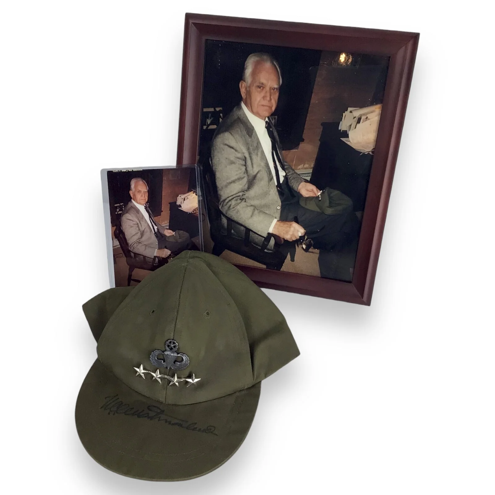 Vietnam War Commander General William Westmoreland, Autographed Field Cap - Image 4