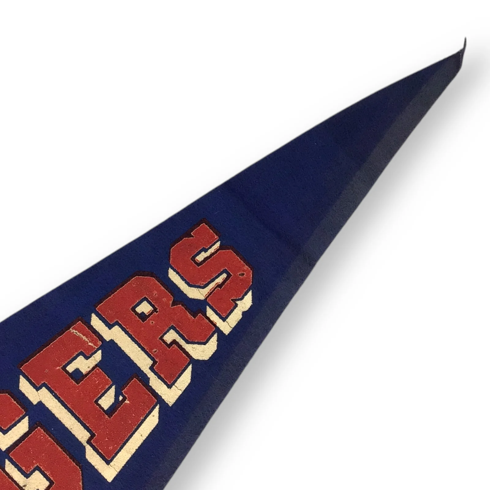 Vintage 1950s New York Rangers Felt Pennant – Blue & Red, Rare NHL - Image 4