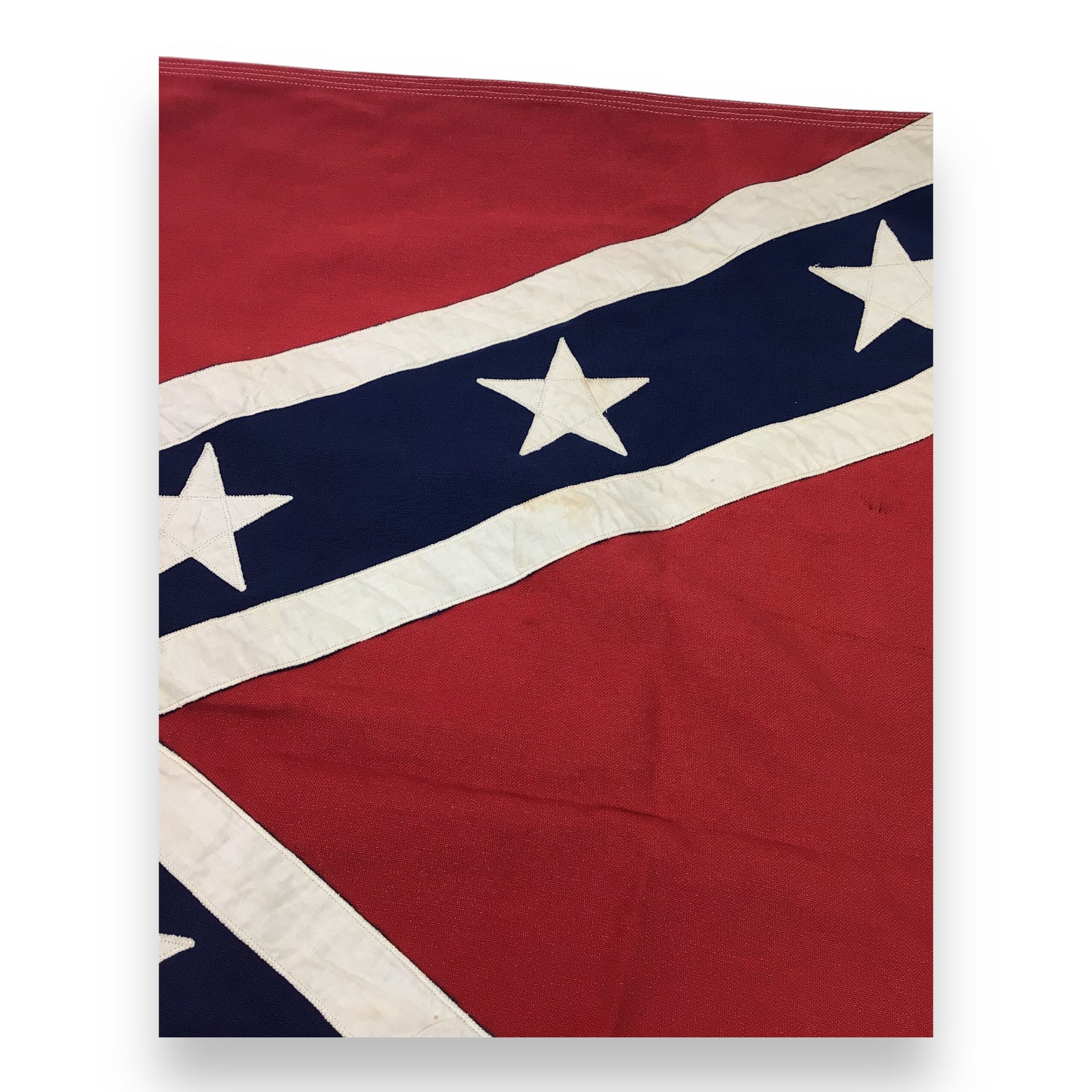 Vintage 20th Century Confederate Civil War Flag – Large Size - Image 4
