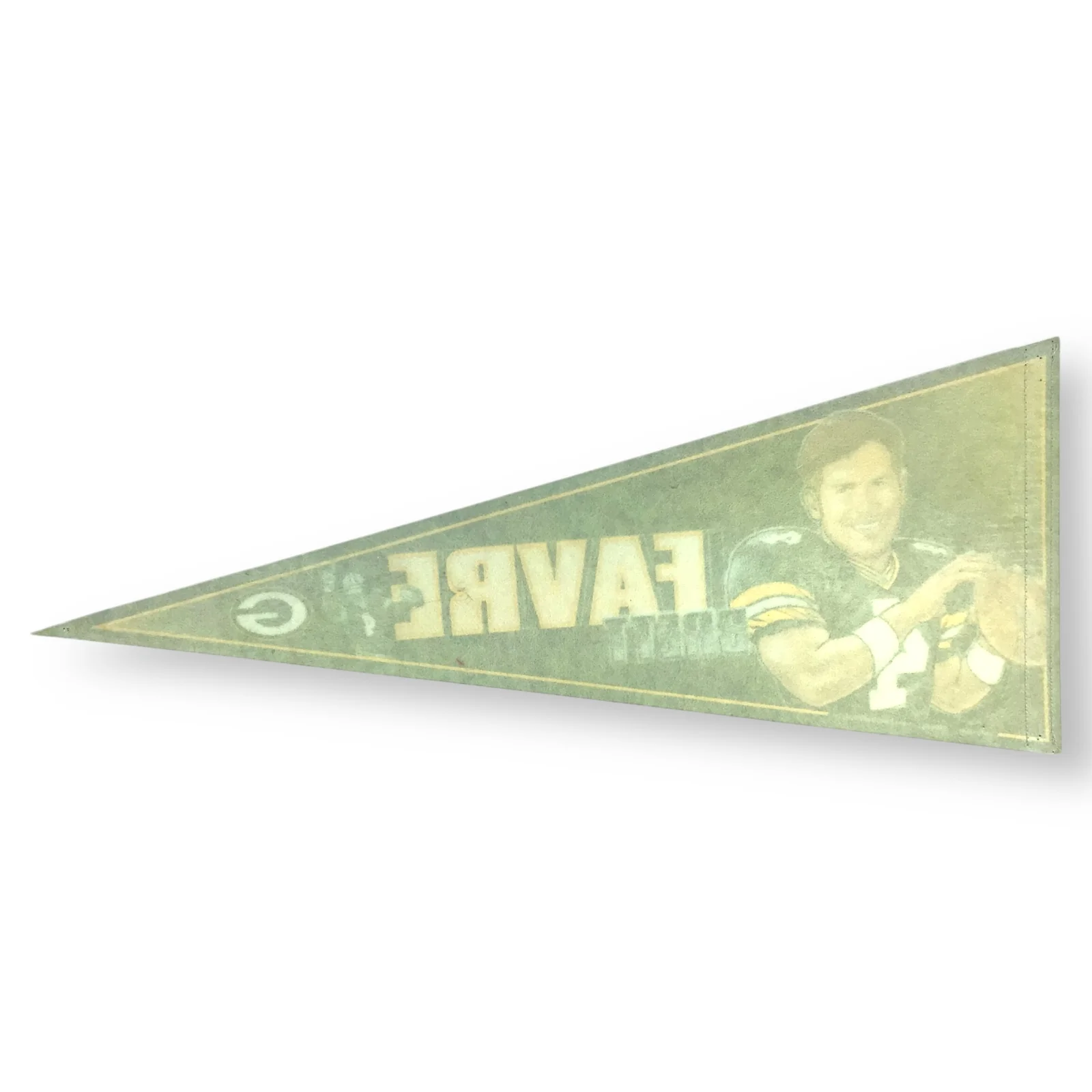 Vintage Brett Favre Green Bay Packers Pennant – Design #548 – Rare Collectible - Image 6