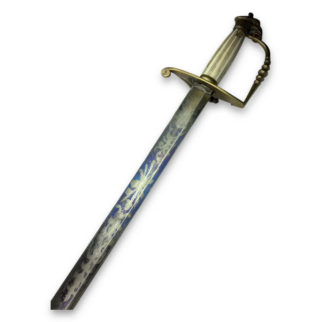 War of 1812 American Eaglehead Officer's Sword - Ornate Blade Design - Image 9