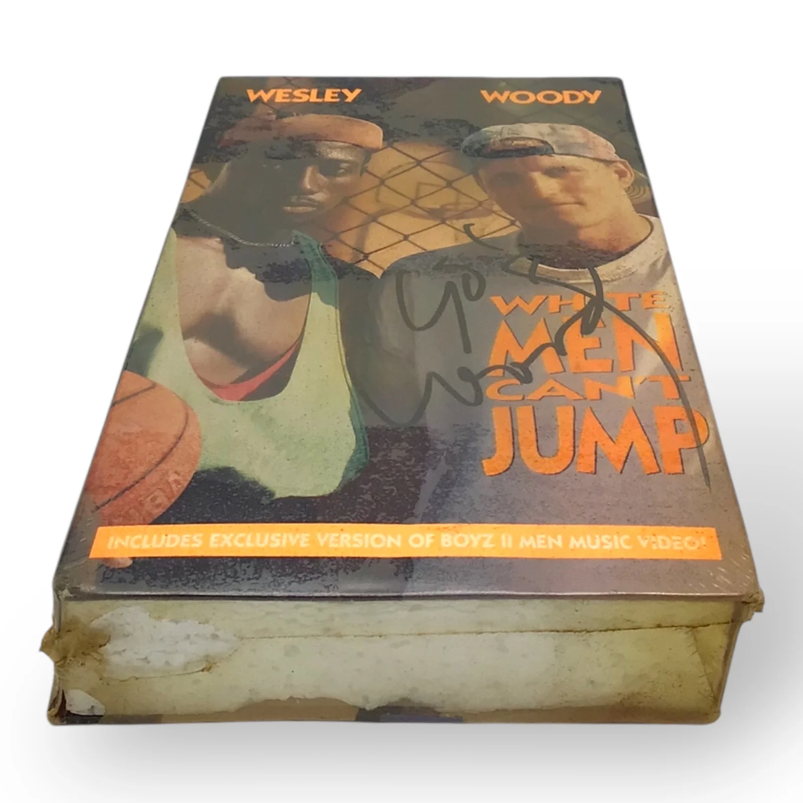 White Men Can’t Jump Woody Harrelson Signed VHS Box JSA COA - Image 6