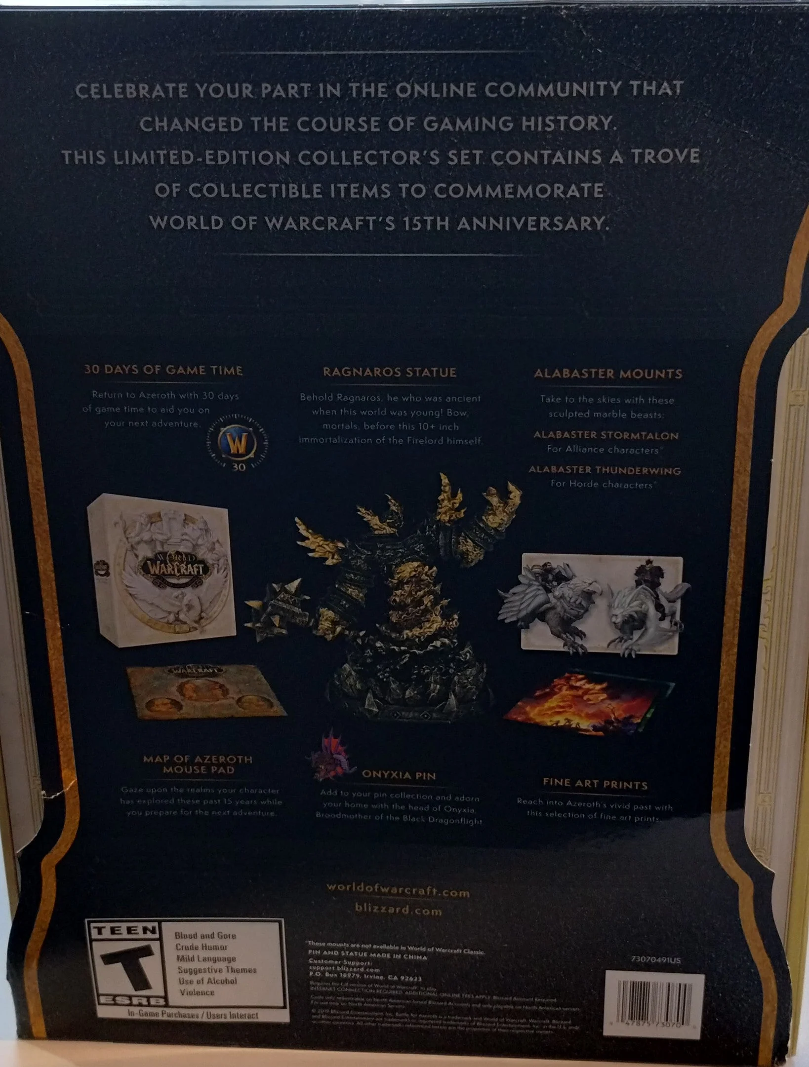 World of Warcraft 15th Anniversary Collectors Edition Ragnaros Statue (New in Box, not sealed_ - Image 3