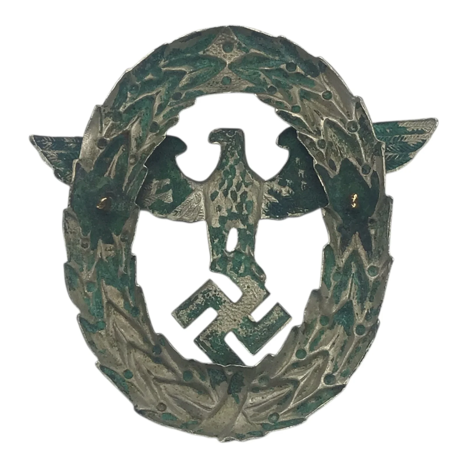 WW2 German Police Visor Cap Eagle 1st Pattern - Image 2