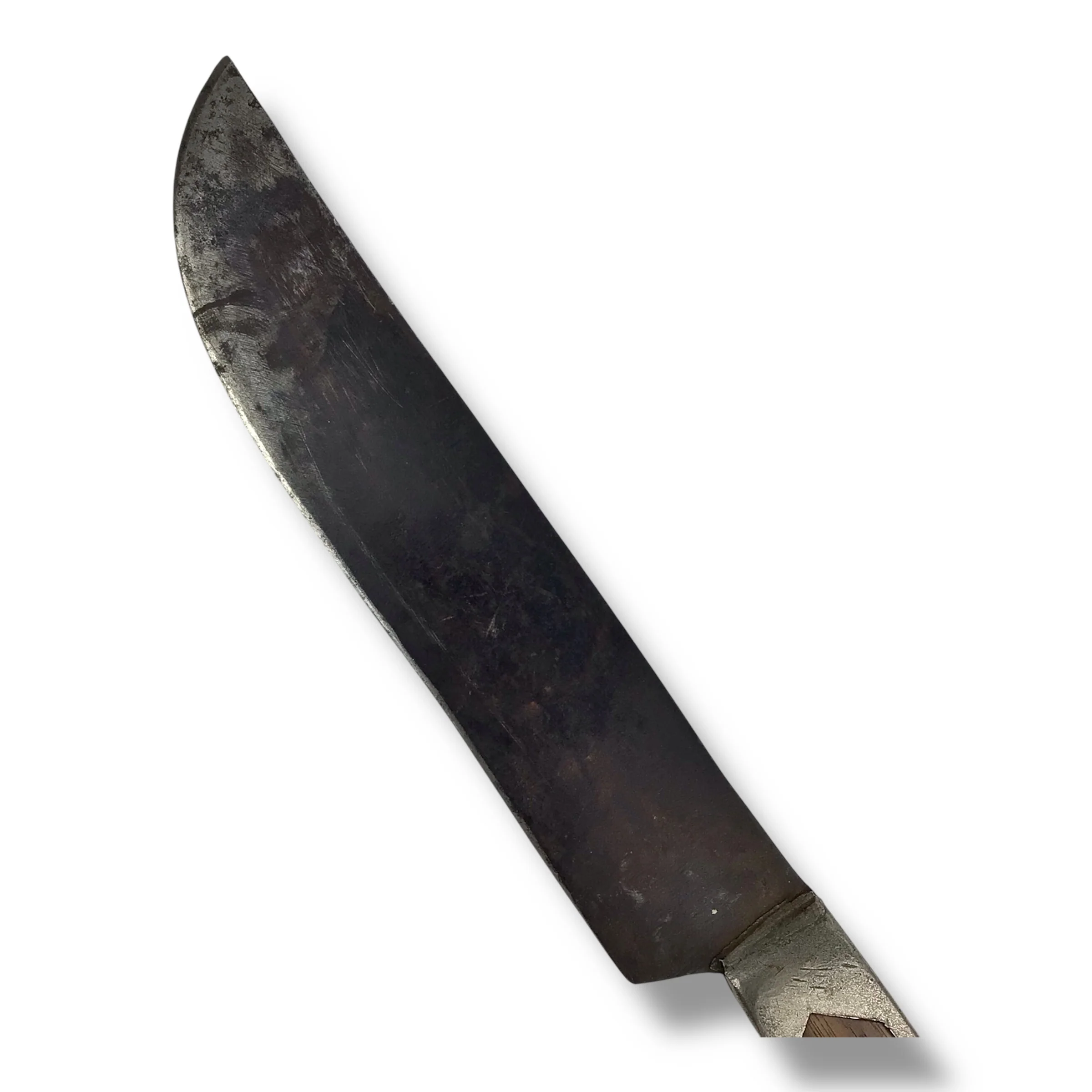 WWII US Theater Knife – Handcrafted with Molten Metal Hilt (Dated 1942, “LH”) - Image 4
