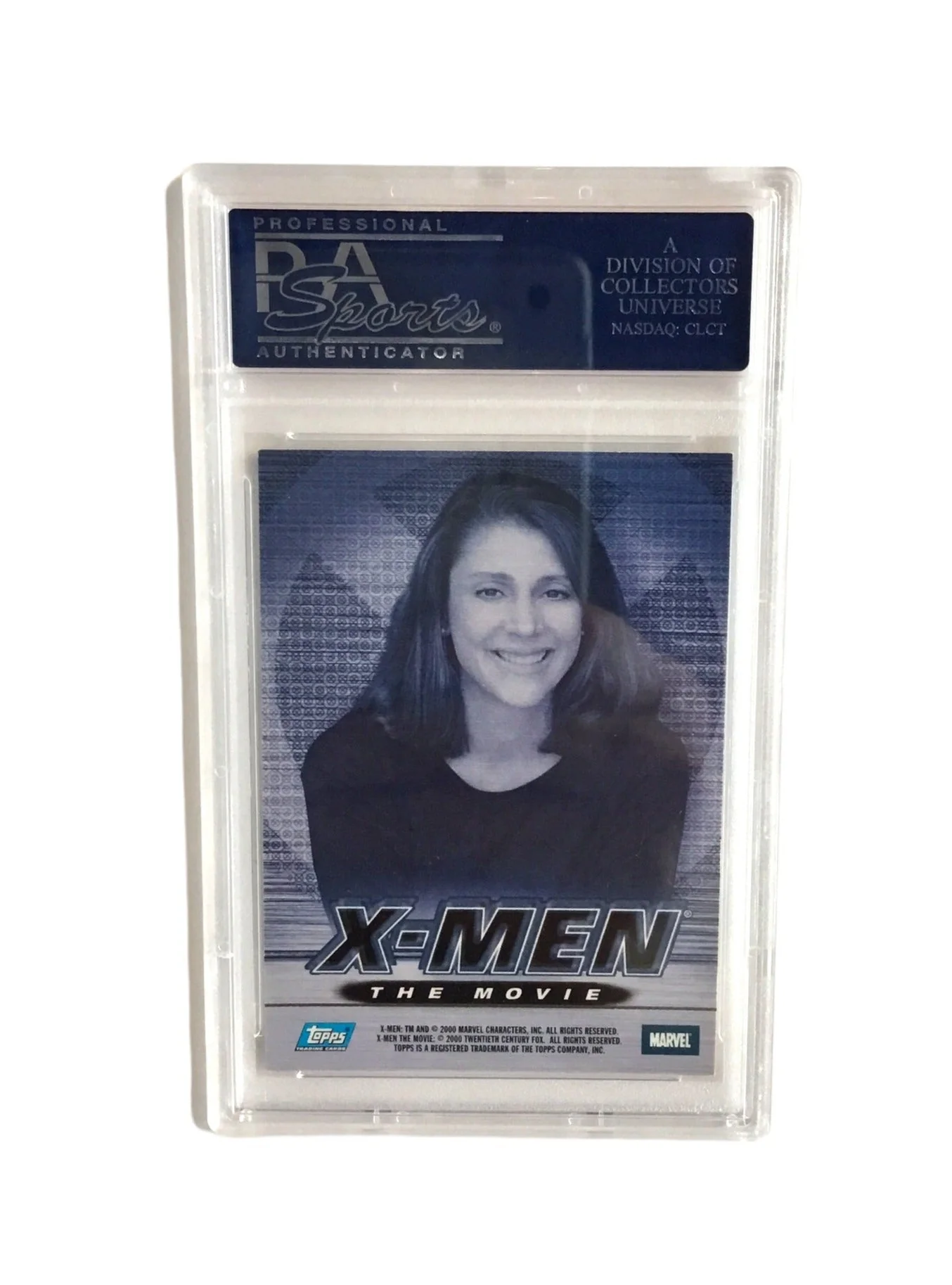 2000 Topps X-Men The Movie Producer Lauren Shuler Donner Autograph Card PSA NM 7 - Image 2