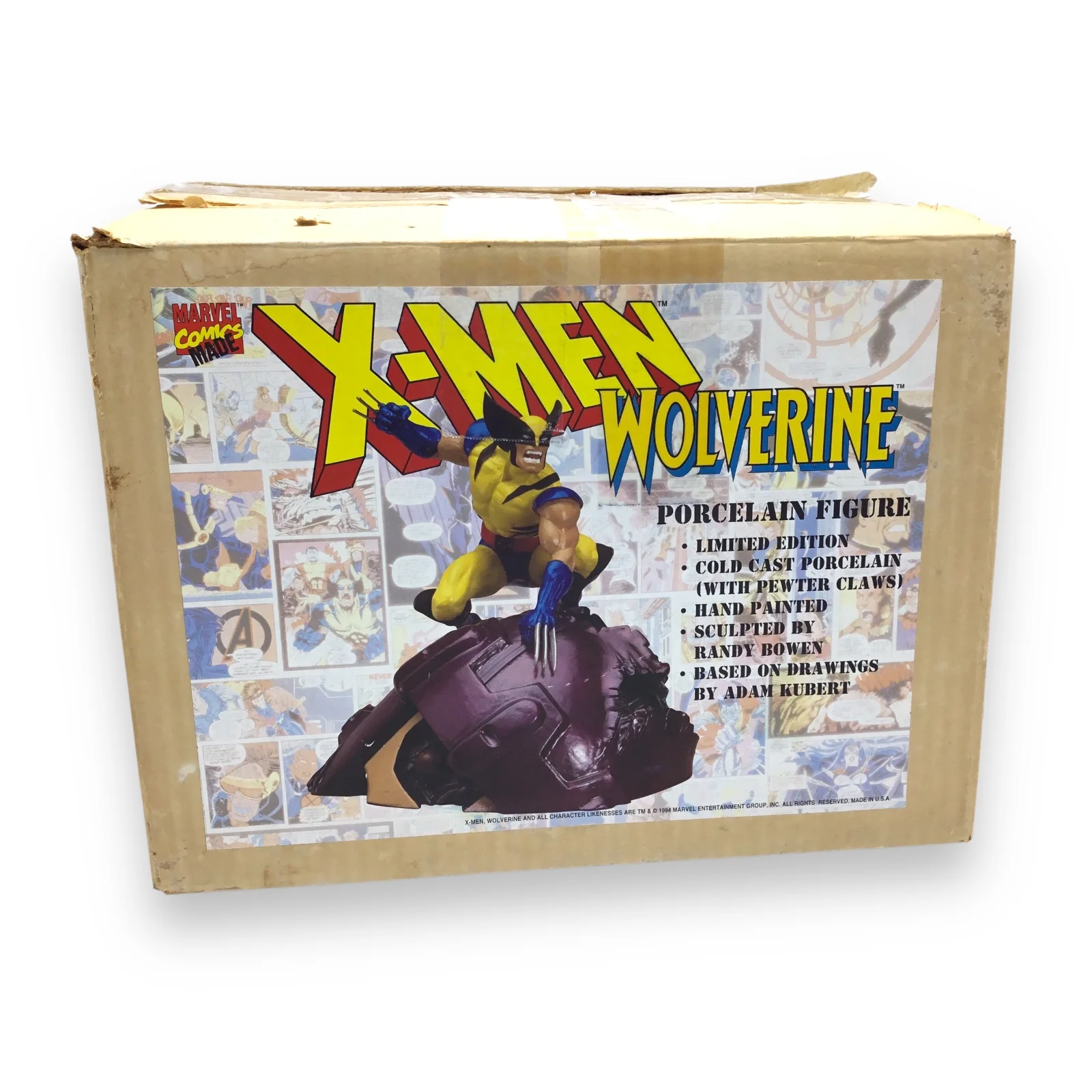 X-Men Wolverine Porcelain Figure Sentinel Series Creative License 1994 - Image 7