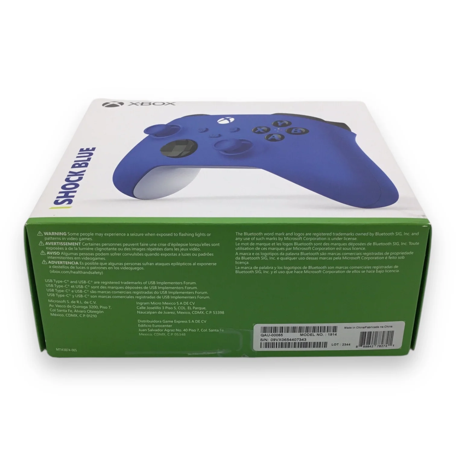 Xbox Wireless Controller in Shock Blue - New in Box - Image 3