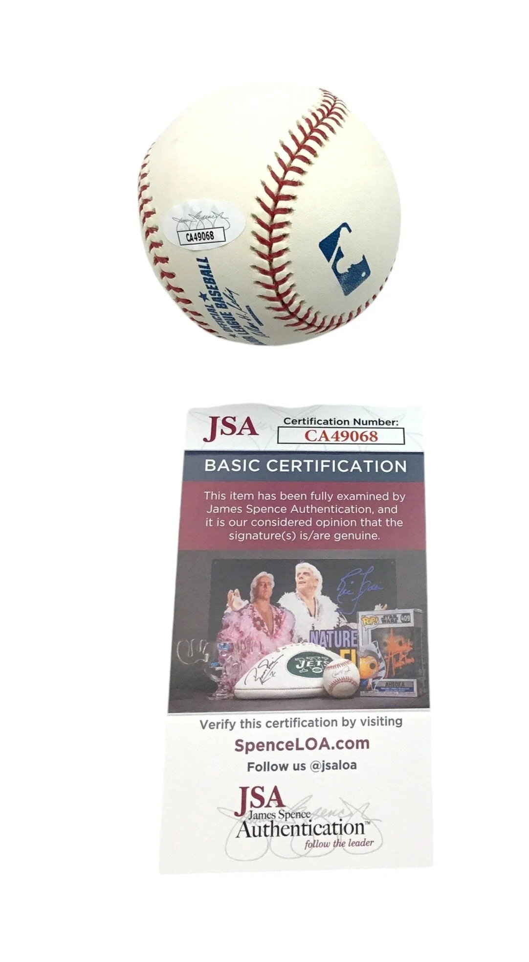 Yogi Berra / Don Larsen Signed Official Baseball - JSA Certified Yankees 10/8/56 - Image 2