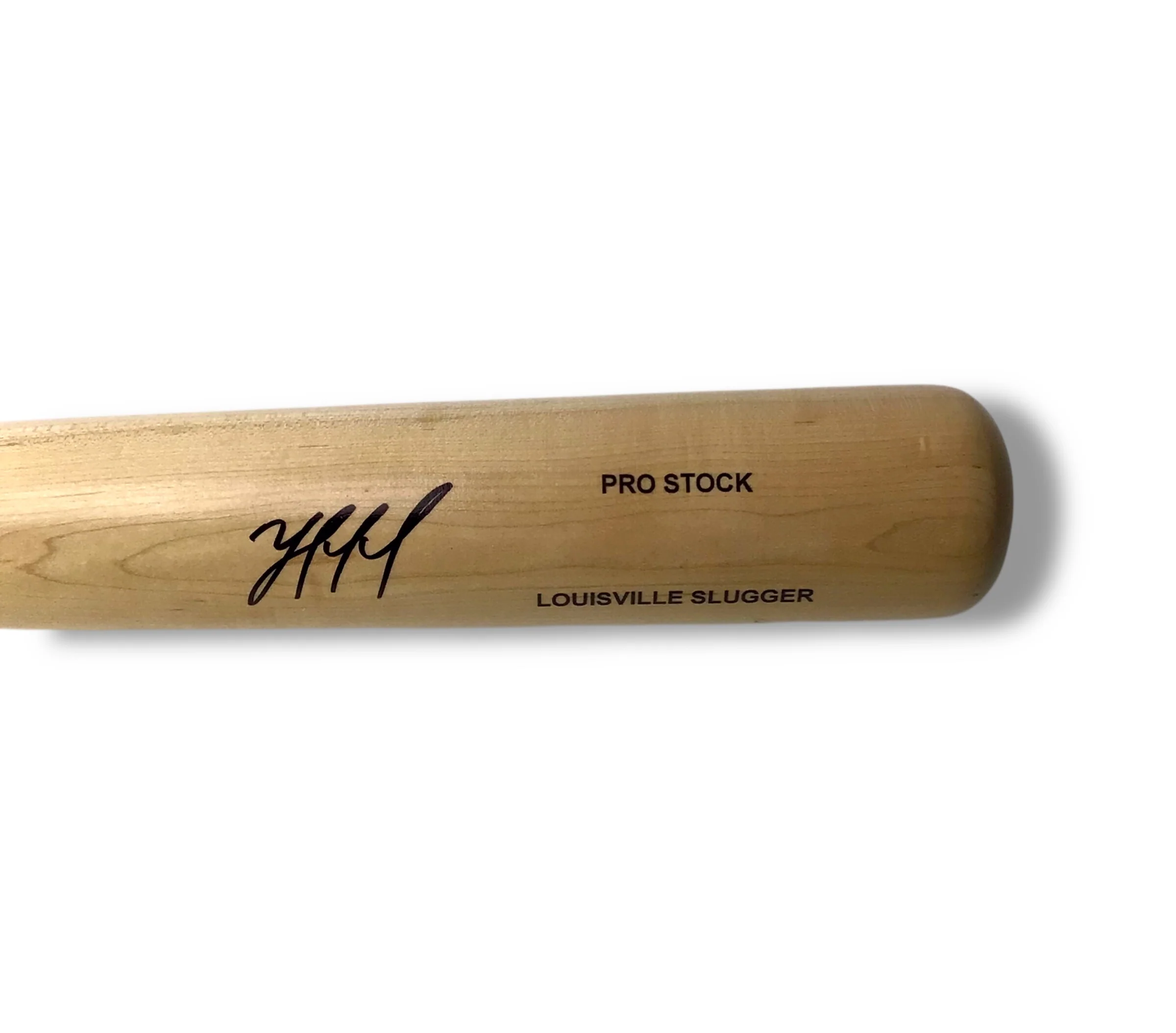 Yordan Alvarez Signed Auto Louisville Slugger Pro Stock Blonde Bat w/ Beckett Cert. - Image 2