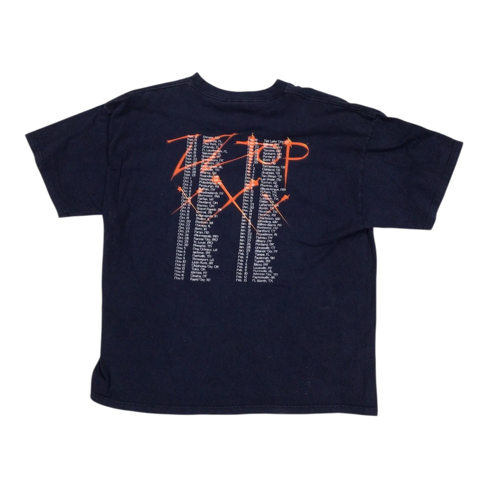 ZZ Top 1999 XXX Tour Concert T-Shirt - Image 2